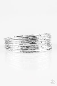 Urban Sprawl - Silver Paparazzi Bracelet