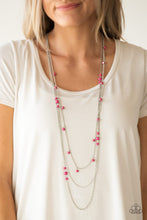 Load image into Gallery viewer, Laying The Groundwork - Pink Paparazzi Necklaces set
