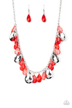 Load image into Gallery viewer, Hurricane Season - Red Paparazzi Necklace Set
