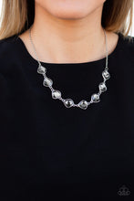 Load image into Gallery viewer, The Imperfectionist Silver Paparazzi Necklace Set
