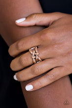 Load image into Gallery viewer, Can Only Go UPSCALE From Here - Copper Paparazzi Ring
