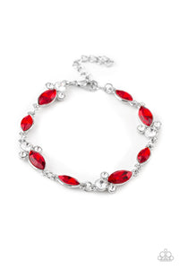 At Any Cost - Red Paparazzi Bracelet