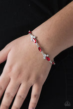 Load image into Gallery viewer, At Any Cost - Red Paparazzi Bracelet
