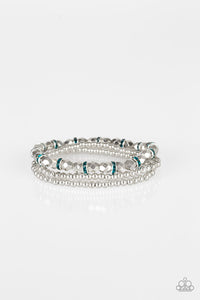 Let There BEAM Light Blue Paparazzi Bracelet