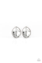 Load image into Gallery viewer, Movie Star Sparkle - White Paparazzi Earrings
