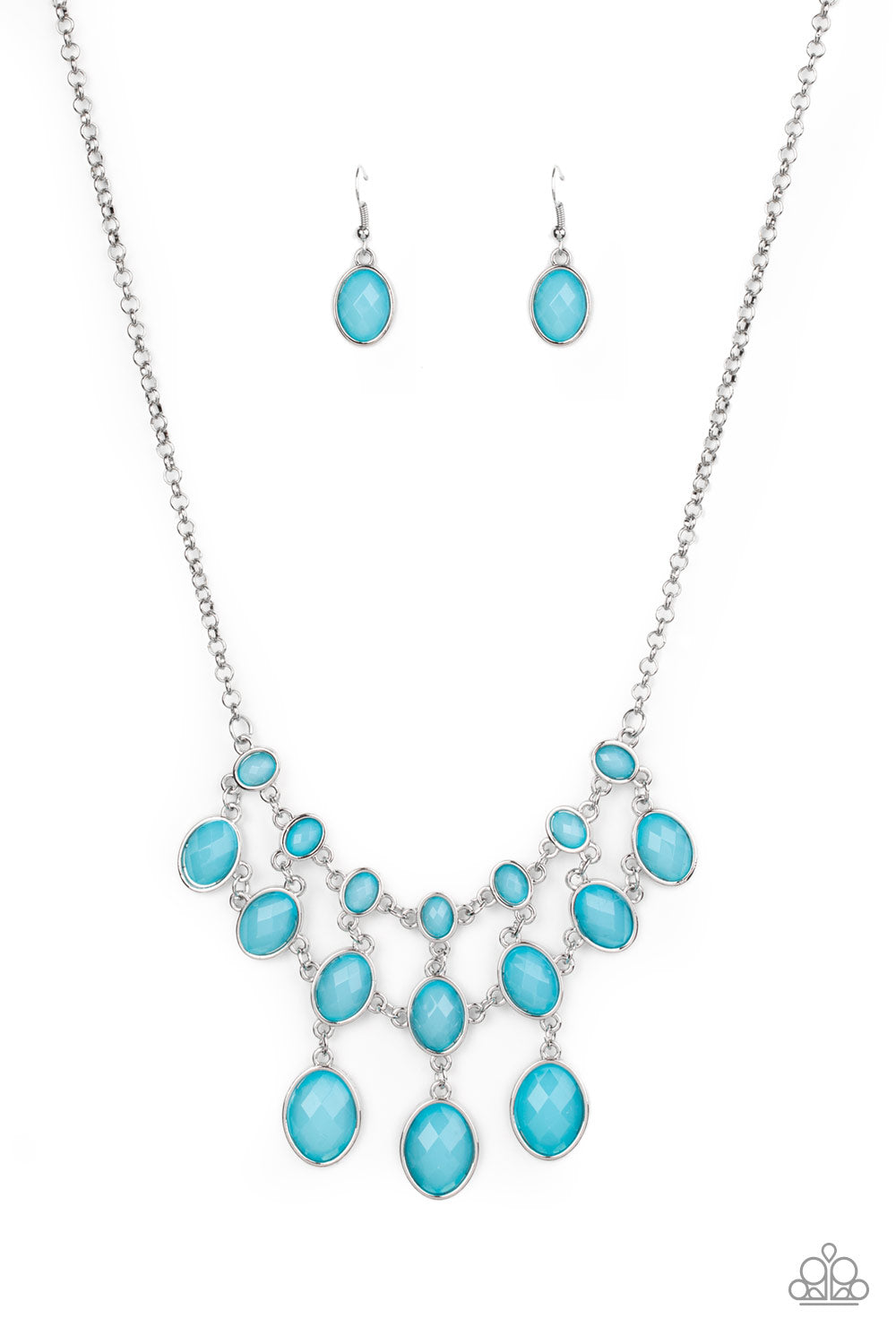 Mermaid Marmalade - Blue Paparazzi Necklace Set