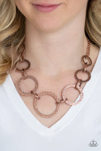 Load image into Gallery viewer, City Circus - Copper Paparazzi Necklace Set
