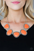 Load image into Gallery viewer, Viva La VIVID - Orange Paparazzi Necklace Set
