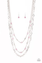 Load image into Gallery viewer, Metro Mixer - Pink Paparazzi Necklace Set
