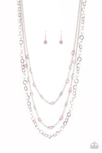 Metro Mixer - Pink Paparazzi Necklace Set