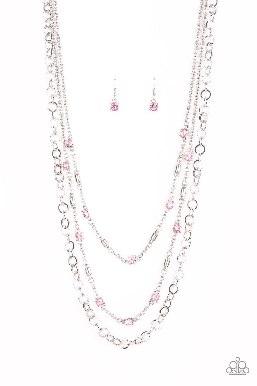 Metro Mixer - Pink Paparazzi Necklace Set