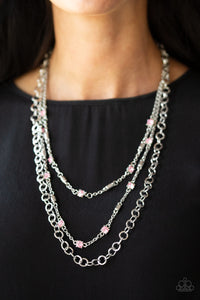 Metro Mixer - Pink Paparazzi Necklace Set