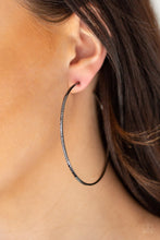 Load image into Gallery viewer, Sleek Fleek - Black Paparazzi Earrings
