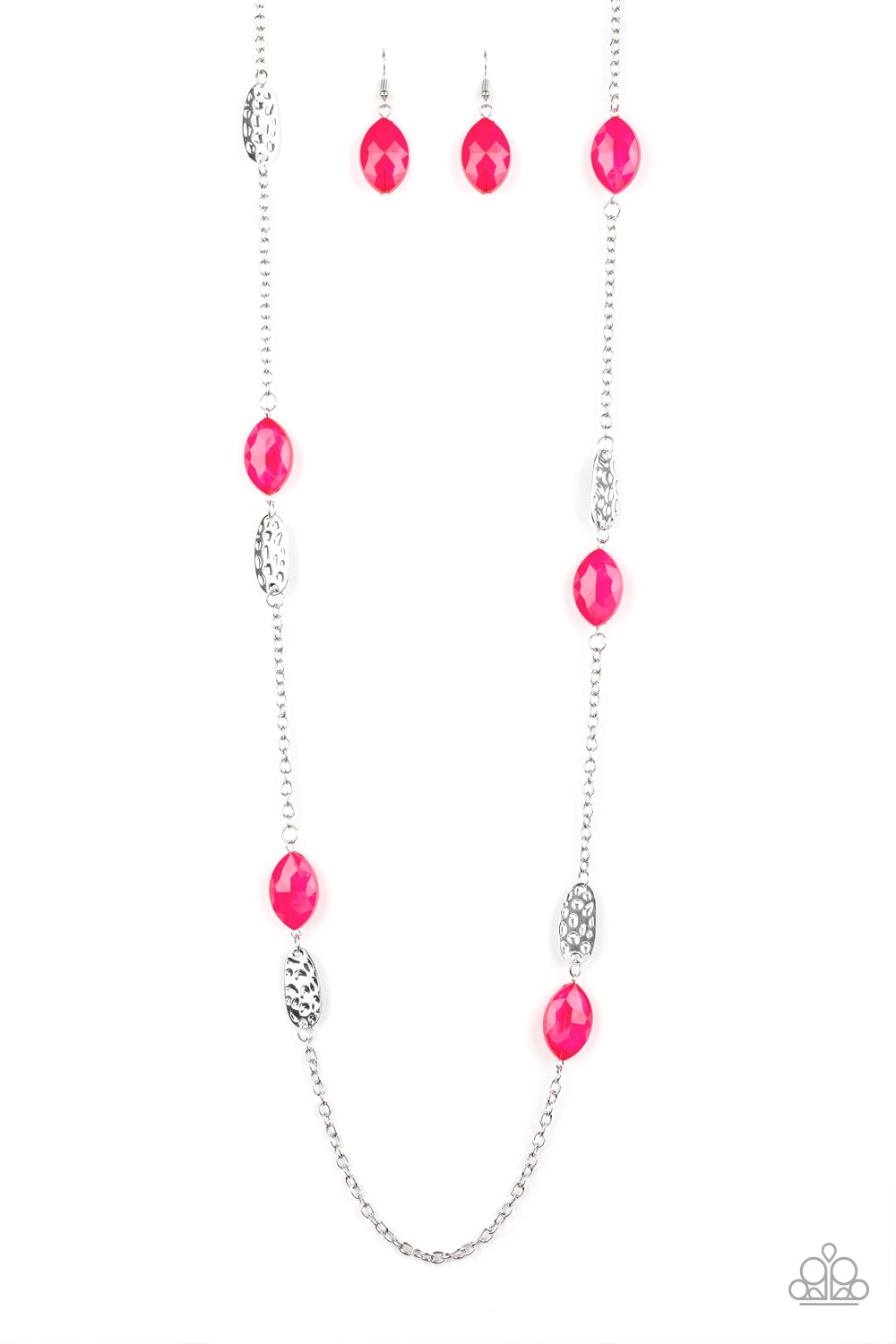 Beachfront Beauty - Pink Paparazzi Necklace Set