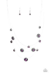 SHEER Thing! - Purple Paparazzi Necklace Set