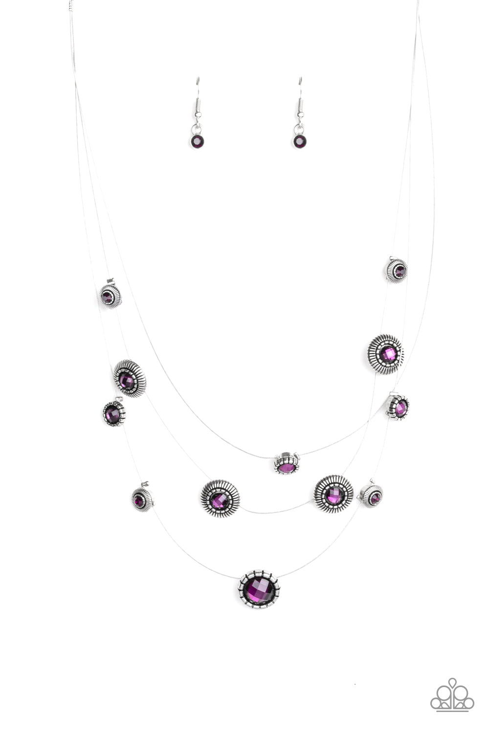 SHEER Thing! - Purple Paparazzi Necklace Set