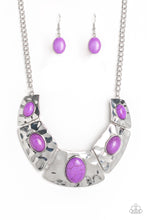 Load image into Gallery viewer, Ruler In Favor - Purple Paparazzi Necklace Set
