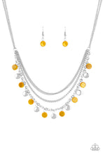 Load image into Gallery viewer, Beach Flavor Yellow - Paparazzi Necklace Set
