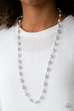 Load image into Gallery viewer, Behind The Scenes - Silver Paparazzi Necklace Set
