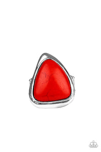 Stone Scene - Red Paparazzi Ring