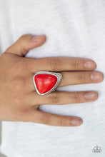 Load image into Gallery viewer, Stone Scene - Red Paparazzi Ring
