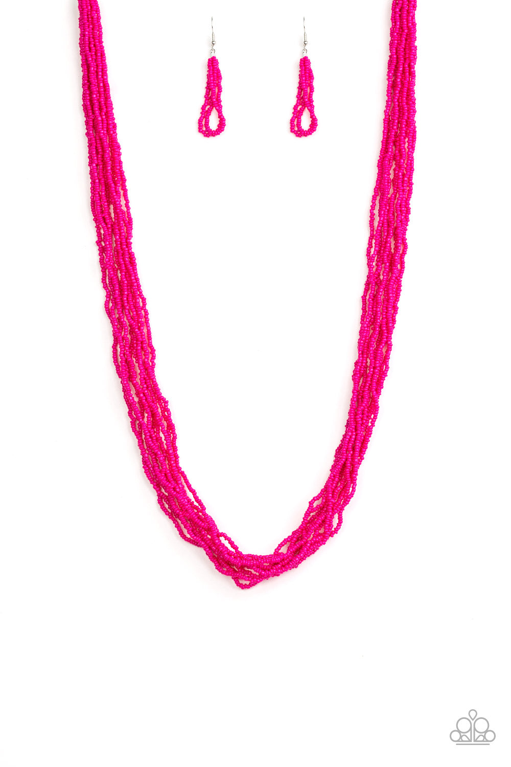 Congo Colada - Pink Paparazzi Necklace Set