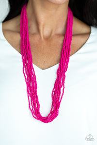 Congo Colada - Pink Paparazzi Necklace Set