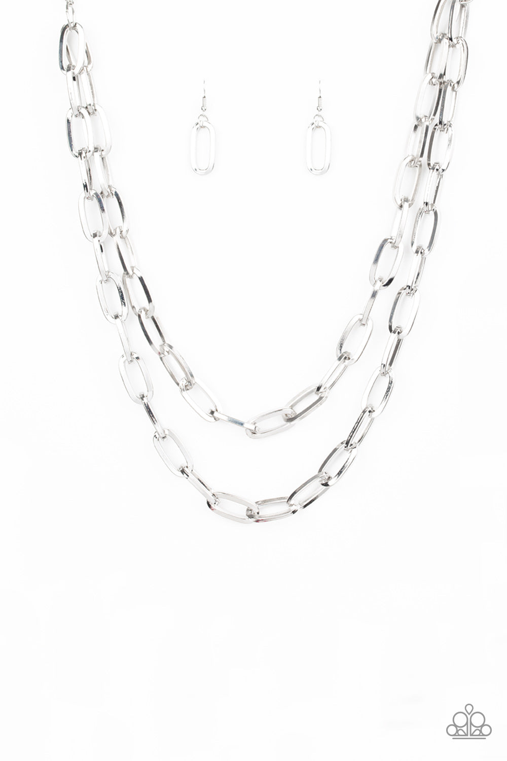 Make a CHAINge Silver Paparazzi Necklace