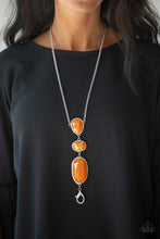 Load image into Gallery viewer, Making An Impact - Orange Paparazzi Necklace Set
