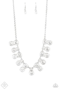 Top Dollar Twinkle - White Paparazzi Necklace Set