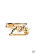 Load image into Gallery viewer, 5th Avenue Flash - Gold Paparazzi Ring
