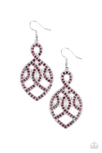 Load image into Gallery viewer, A Grand Statement - Purple Paparazzi Earrings
