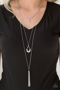 Be Fancy - White Paparazzi Necklace Set