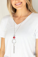 Load image into Gallery viewer, Bold Balancing Act - Red Paparazzi Necklace Set
