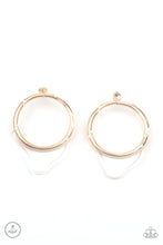 Load image into Gallery viewer, Clear The Way! - Gold Paparazzi Earrings
