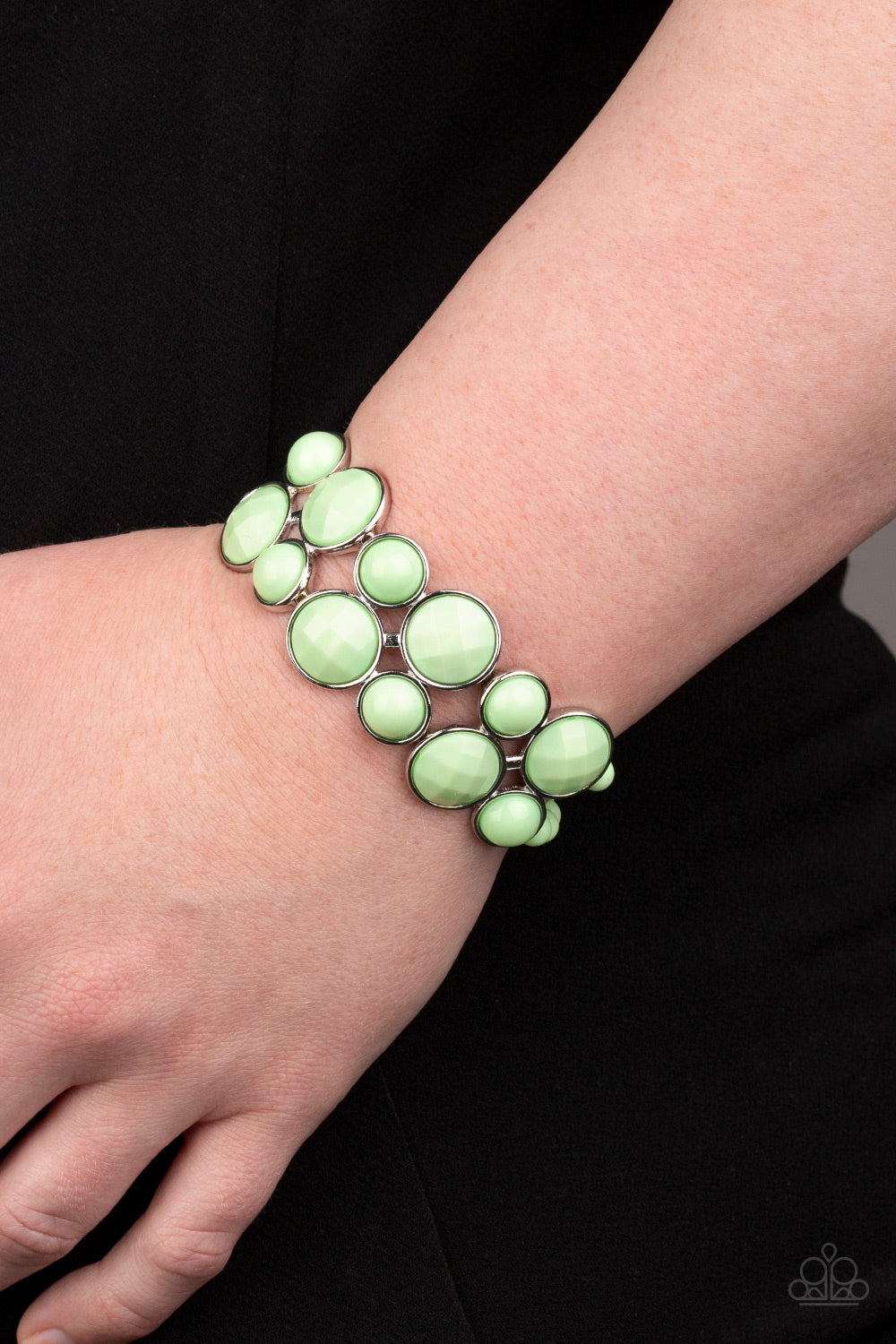 Confection Connection - Green Paparazzi Bracelet