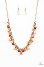 Load image into Gallery viewer, Courageously Catwalk - Gold Paparazzi Necklace Set
