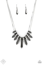 Load image into Gallery viewer, Dangerous Dazzle - Black Paparazzi Necklace Set
