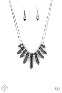 Dangerous Dazzle - Black Paparazzi Necklace Set