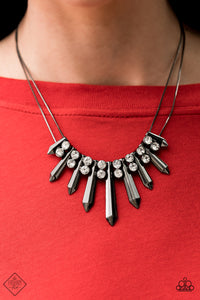 Dangerous Dazzle - Black Paparazzi Necklace Set