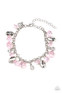 Dazing Dazzle - Pink Paparazzi Bracelet