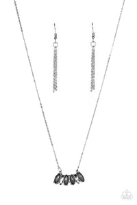 Deco Decadence - Silver Paparazzi Necklace Set