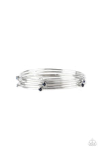 Load image into Gallery viewer, Delicate Decadence - Blue Paparazzi Bracelet
