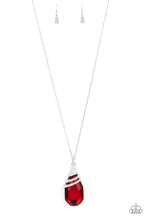 Load image into Gallery viewer, Demandingly Diva - Red Paparazzi Necklace Set
