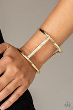 Load image into Gallery viewer, Diamond Deity - Gold Paparazzi Bracelet
