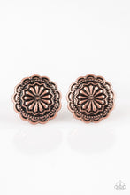 Load image into Gallery viewer, Durango Desert - Copper Paparazzi Earrings
