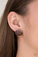 Load image into Gallery viewer, Durango Desert - Copper Paparazzi Earrings
