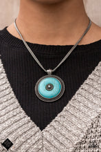 Load image into Gallery viewer, EPICENTER of Attention - Blue Paparazzi Necklace Set
