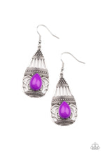 Load image into Gallery viewer, Eastern Essence - Purple Paparazzi Earrings
