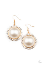 Load image into Gallery viewer, Esteemed Elegance - Gold Paparazzi Earrings
